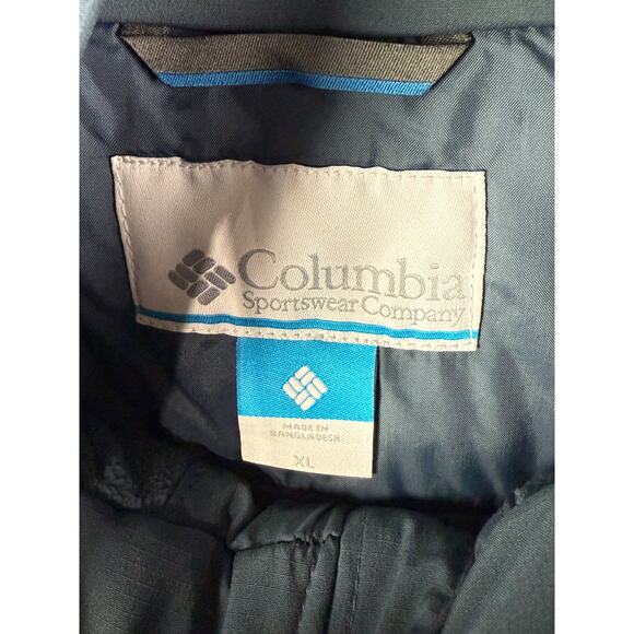 Columbia‎ Gate Racer Softshell Insulated Hooded Jacket WM3260 Blue Red Mens XL - Picture 4 of 7